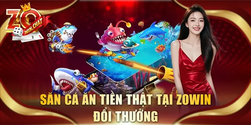 Săn cá ăn tiền thật tại ZOWIN đổi thưởng